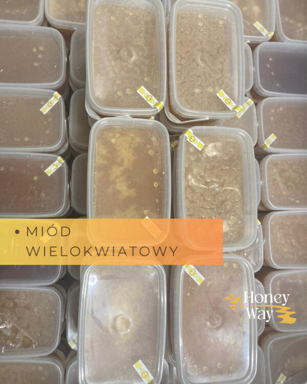 Miód pszczeli naturalny wielokwiatowy - 2.5 kg